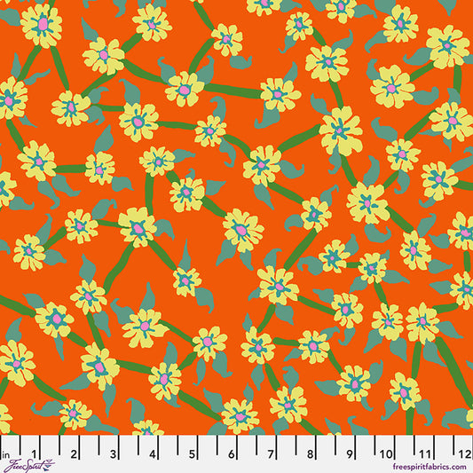 Kaffe Fassett - Mayflower - Orange || August 2026 Stoff Free Spirit