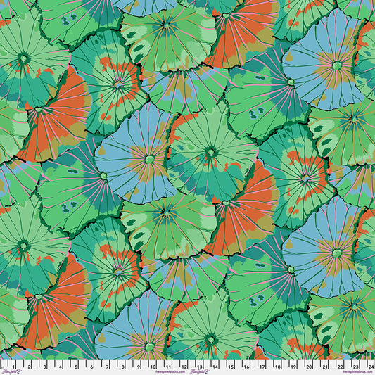 Kaffe Fassett - Lotus Leaf Emerald Stoff Free Spirit