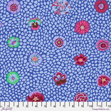 Kaffe Fassett - Guinea Flower - Cobalt Stoff Free Spirit