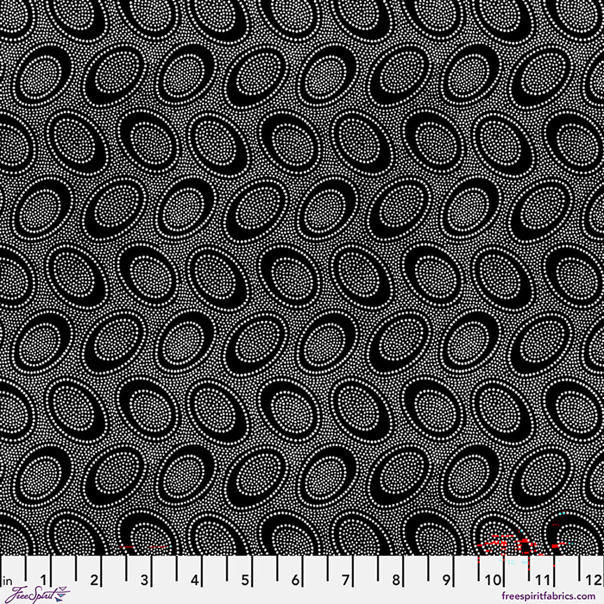 Kaffe Fassett - Aboriginal Dot Black - Kollektion August 2026