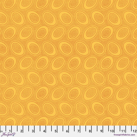 Kaffe Fassett - Aboriginal Dot Gold Stoff Free Spirit