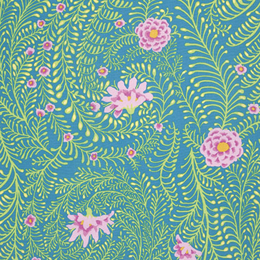 Kaffe Fassett Ferns Turquoise