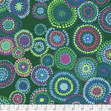 Kaffe Fassett - Mosaic Circles Green