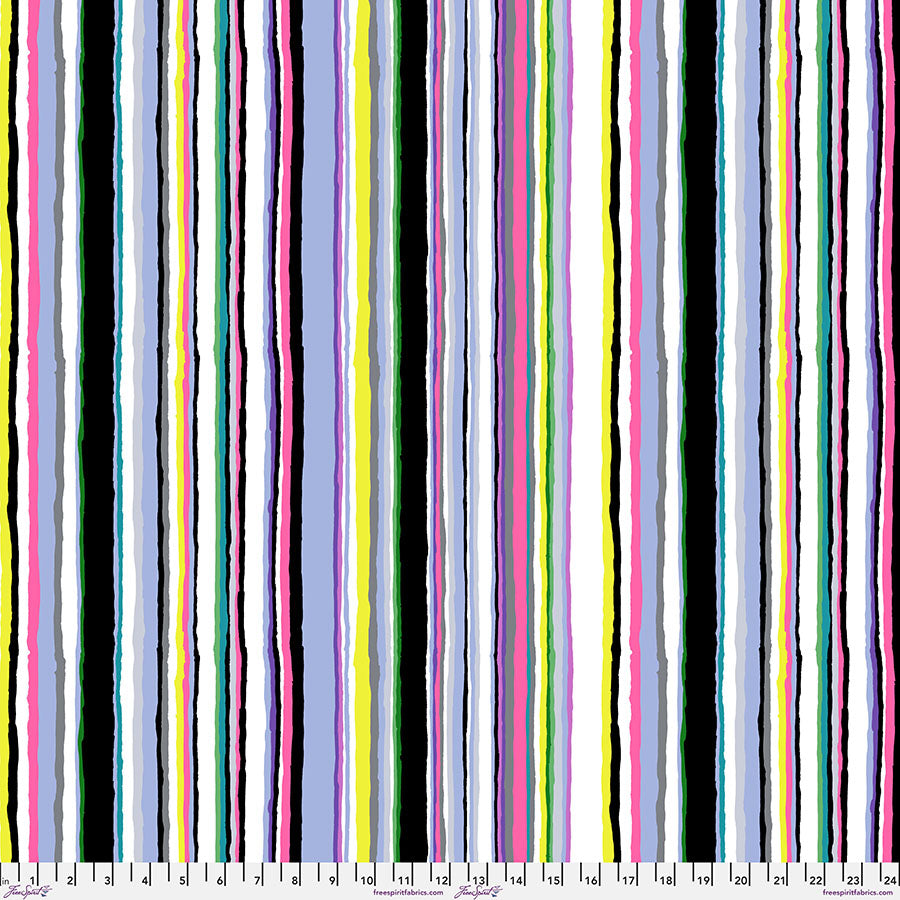 Kaffe Fassett - Echo Stripe - Contrast Stoff Free Spirit