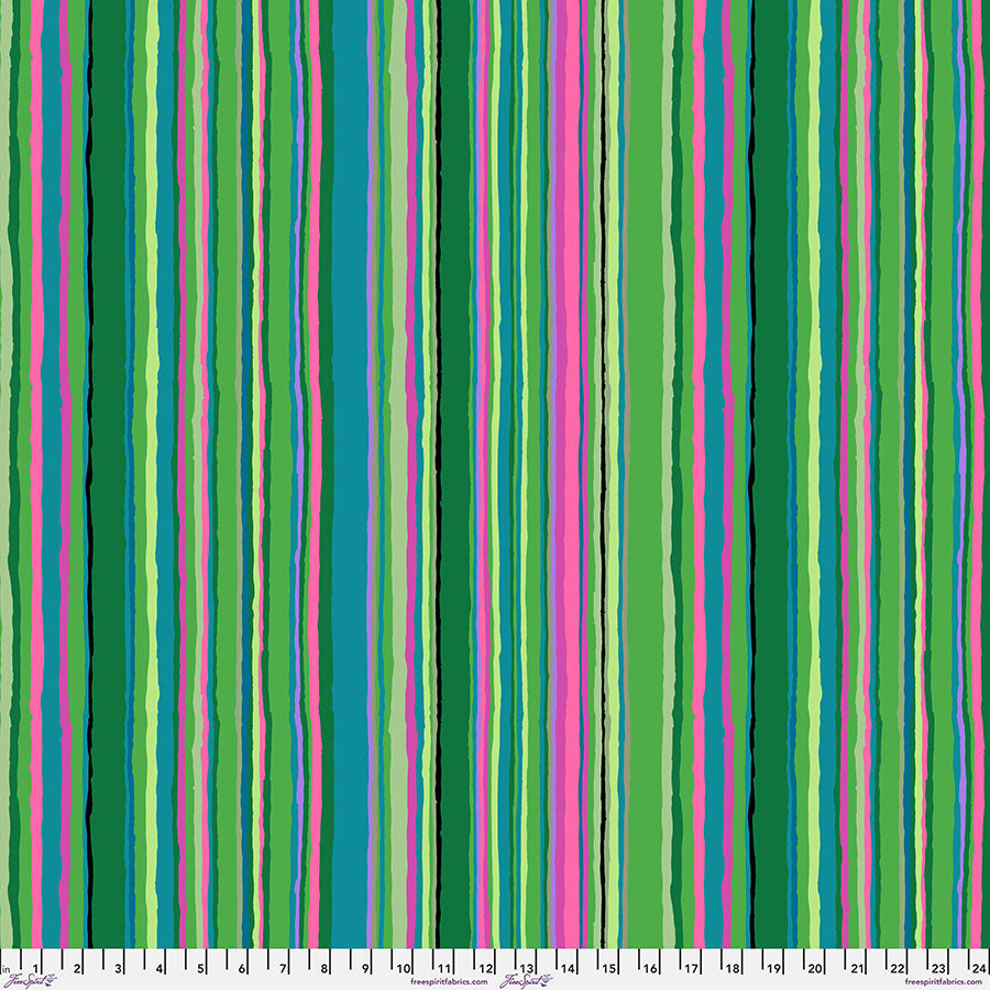 Kaffe Fassett - Echo Stripe - Green Stoff Free Spirit
