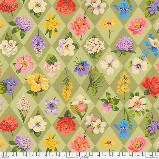 Nation of Flowers - Martha Negley - State Flowers - Sage Stoff Free Spirit