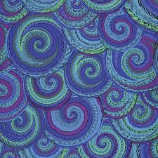 Kaffe Fassett Curly Basket Cobalt