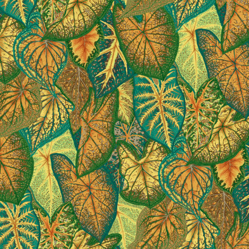 Kaffe Fassett - Caladiums Gold