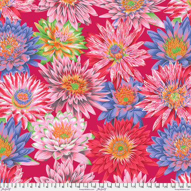 Kaffe Fassett - Tropical Water Lilies - Red Stoff Free Spirit