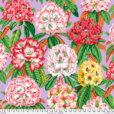 Kaffe Fassett - Rhododendrons - Lavender - Stash Stoff Free Spirit