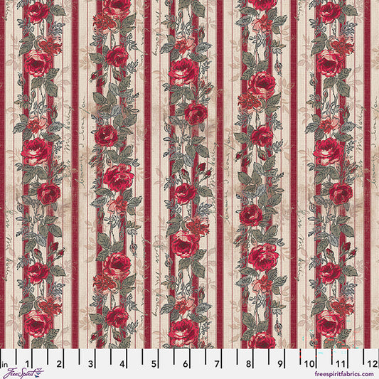 Tim Holtz - Palette Curated - Red Wallpaper - Red Stoff Free Spirit