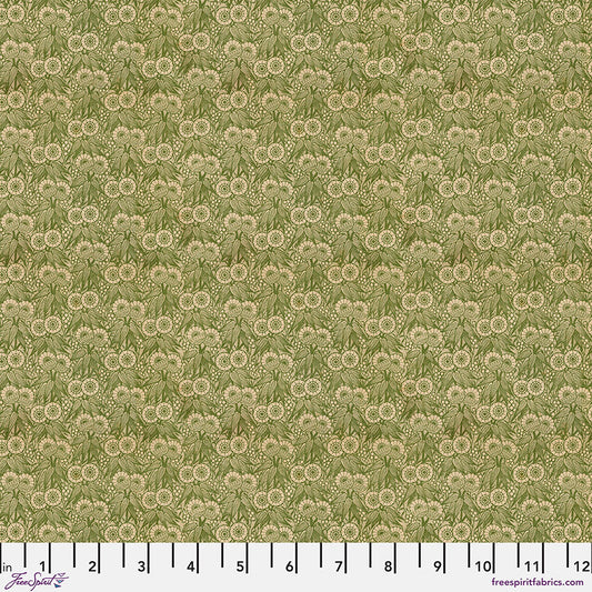 Tim Holtz - Palette Green - Green Tiny Print Stoff Free Spirit