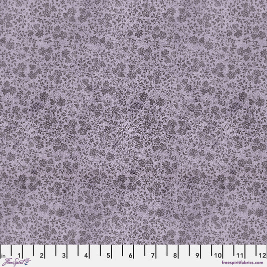 Tim Holtz - Palette Purple - Purple Tiny Print Stoff Free Spirit