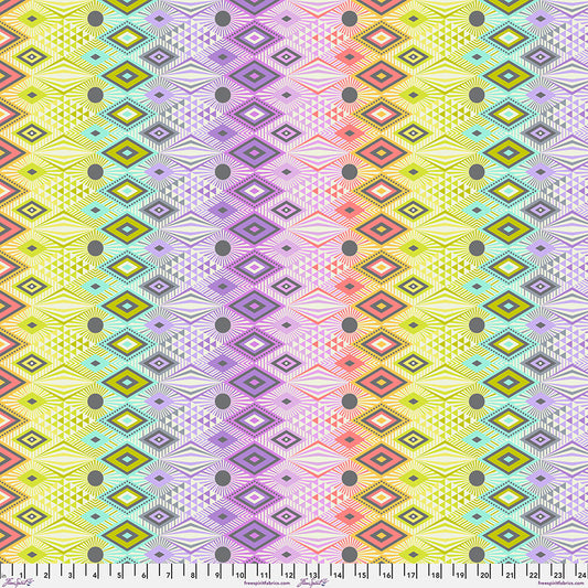 Tula Pink Disco Lucy - Prism Tabby Road Déjà Vu Stoff Free Spirit