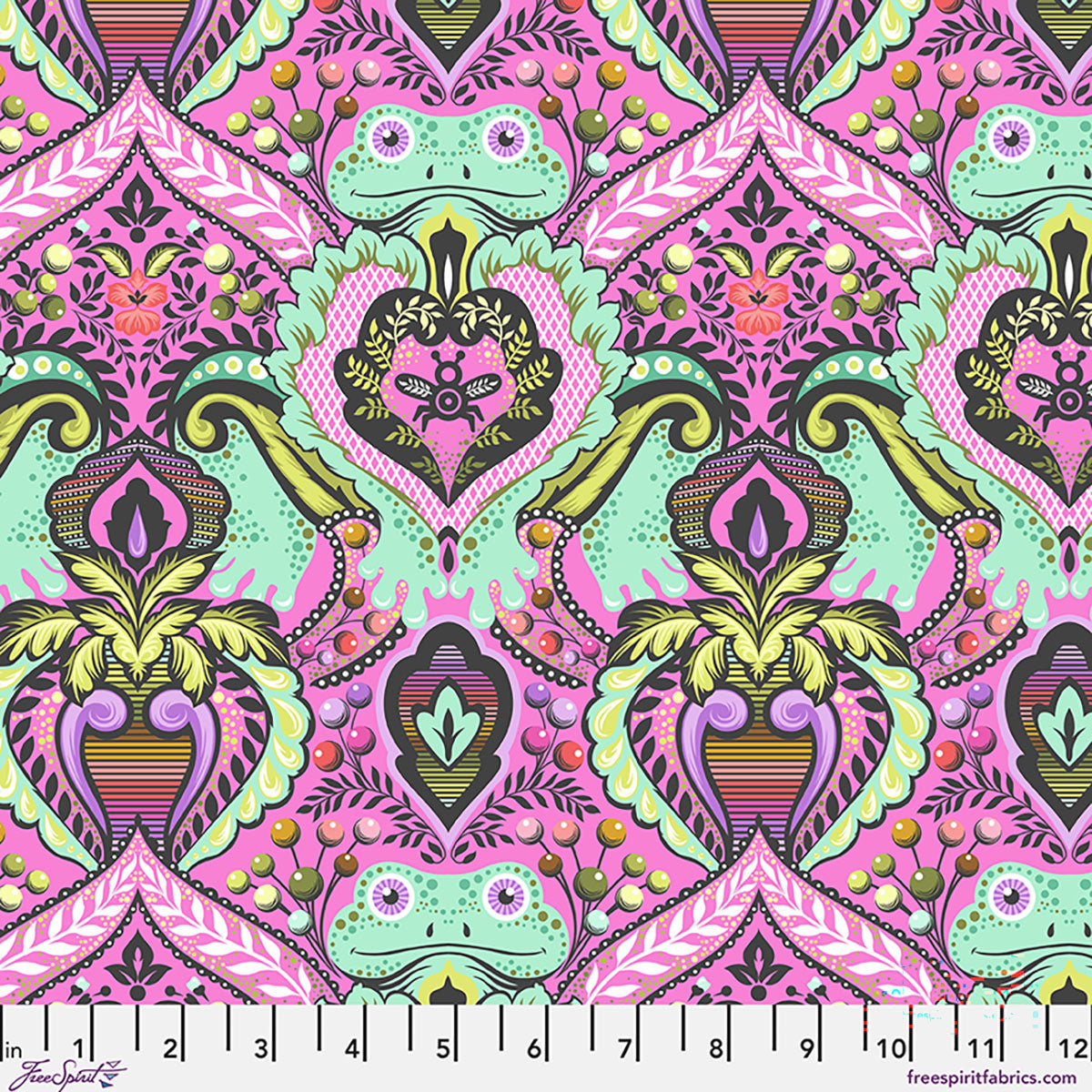 Tula Pink - Prince Charming Déjà Vu - Frog Prince - Gumball Stoff Free Spirit