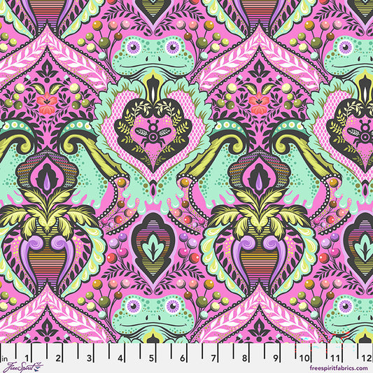 Tula Pink - Prince Charming Déjà Vu - Frog Prince - Gumball Stoff Free Spirit