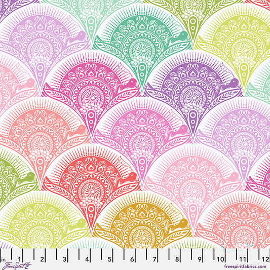 Tula Pink - Prince Charming Déjà Vu - Snail Scallop - Sugar Rush Stoff Free Spirit