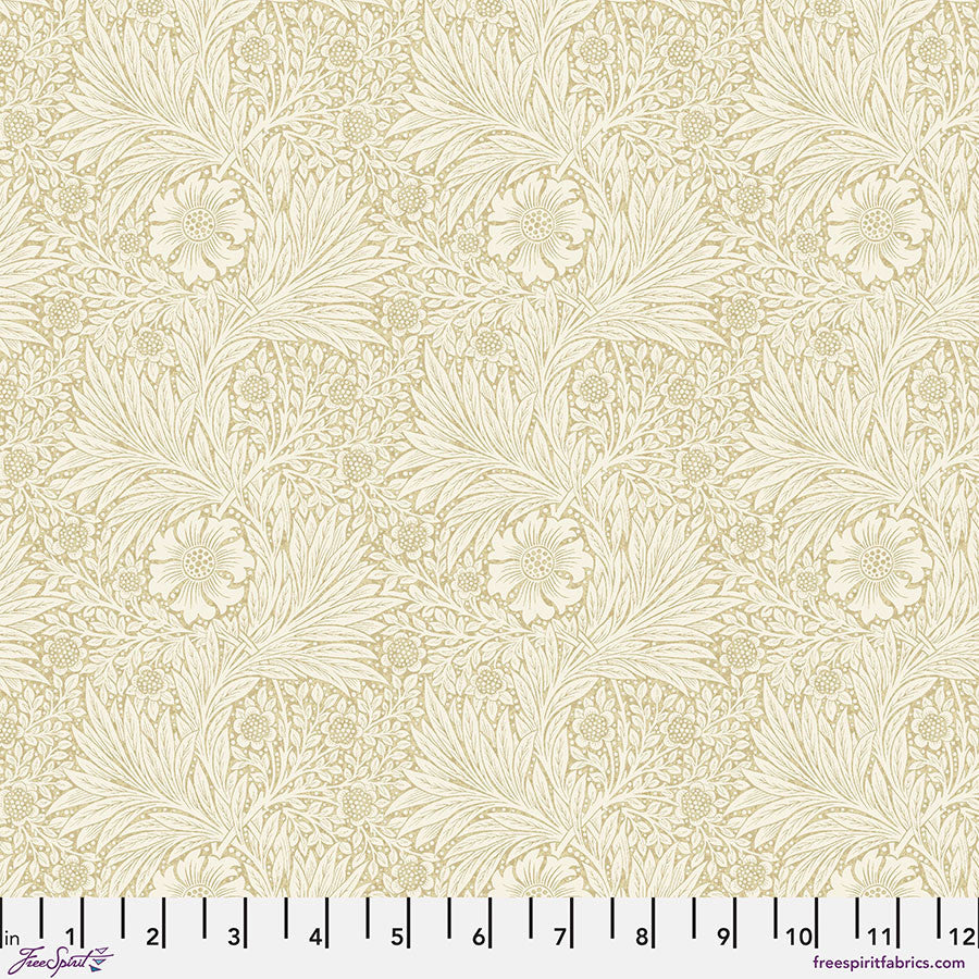 William Morris - Marigold - Tan Stoff Free Spirit