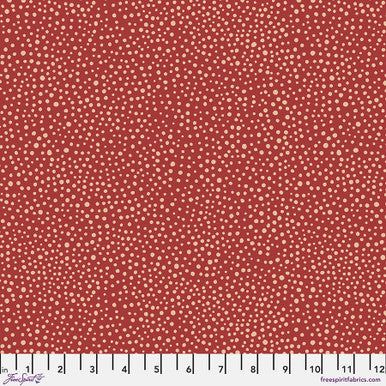 William Morris - Seaweed Dot - Red Stoff Free Spirit