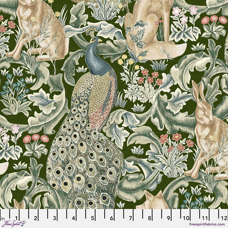 William Morris - Forest - Wooded - The Oxford Holiday Collection Stoff Free Spirit