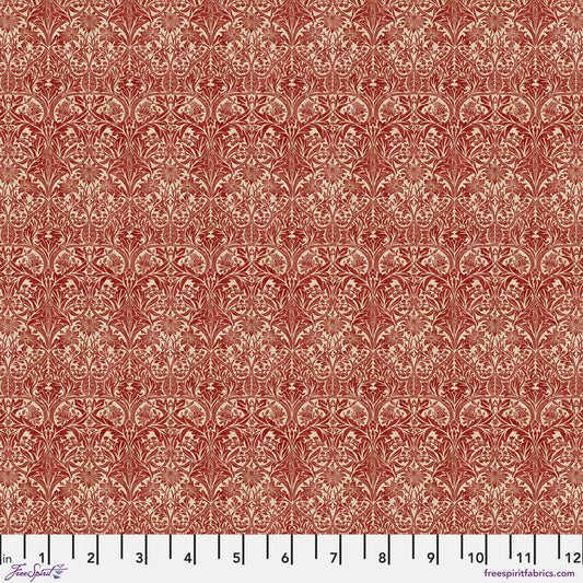 William Morris - Mini Red Bluebell Stoff Free Spirit