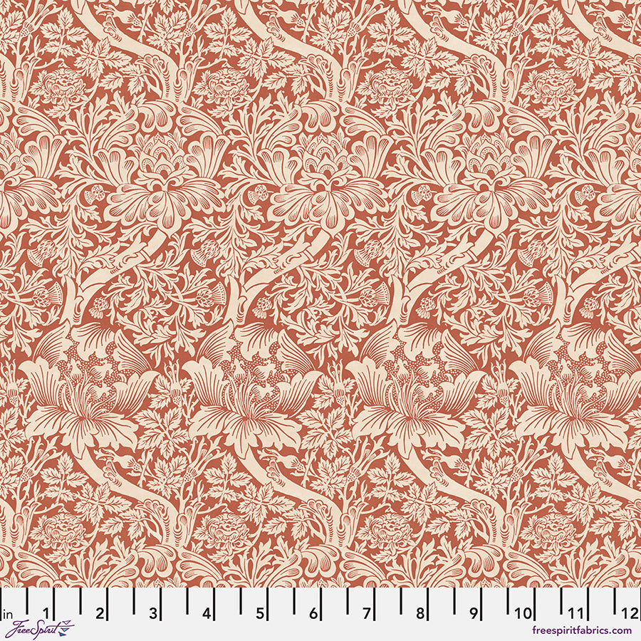William Morris - Madder Rose & Thistle - Emery Walker's House Stoff Free Spirit