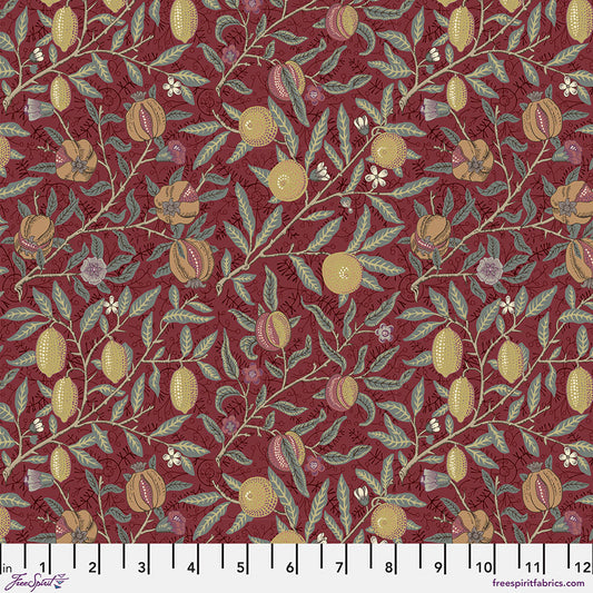 William Morris - MED Fruit - Berry - The Oxford Holiday Collection Stoff Free Spirit