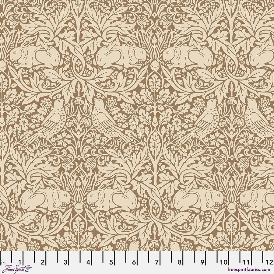 William Morris - MED Brer Rabbit - Gold - The Oxford Holiday Collection Stoff Free Spirit