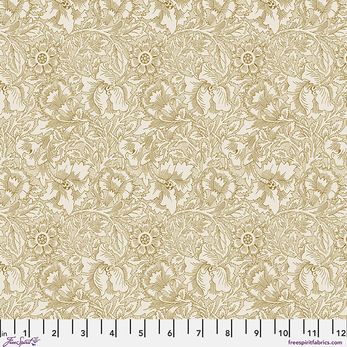 William Morris - Pure Poppy - Pearwood - Lodden Stoff Free Spirit