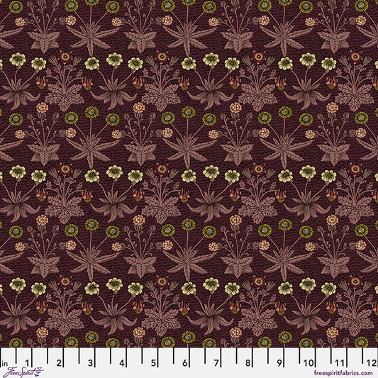 William Morris - Daisy Fields - Madder - Lodden Stoff Free Spirit