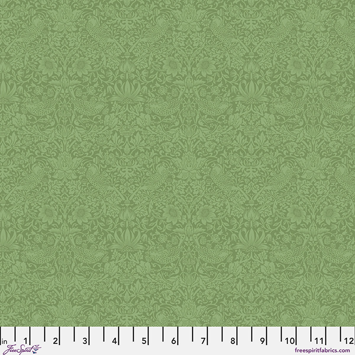 William Morris - Tonal Strawberry Thief - Herball - The Trellis Palette Stoff Free Spirit