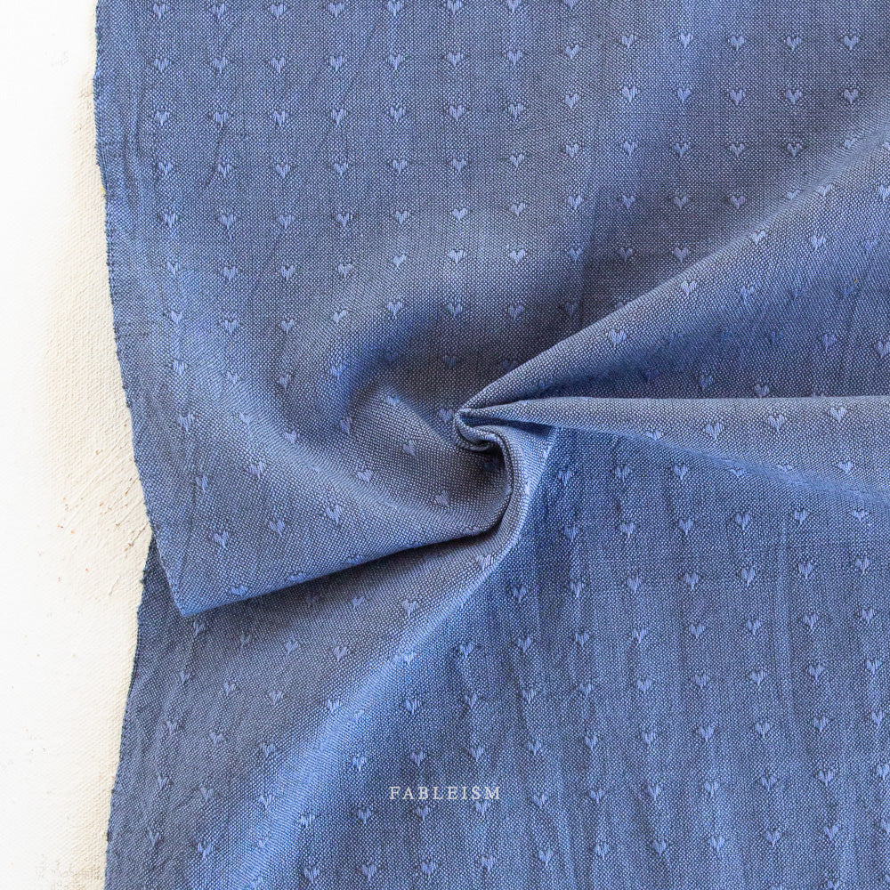 Fableism Wovens - Queen of Hearts - Blueberry Stoff Fableism