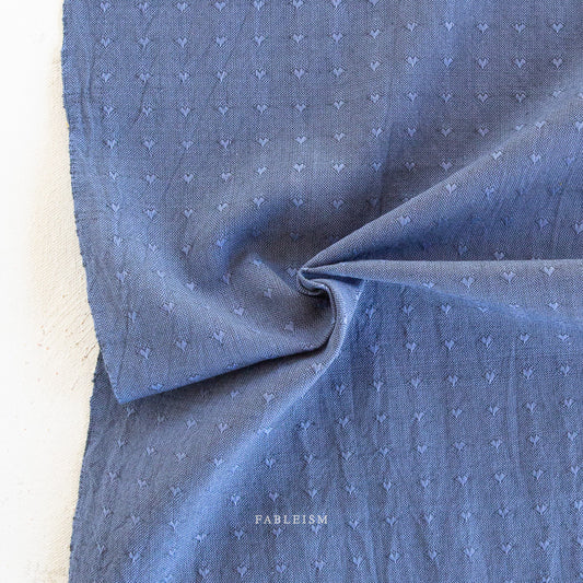 Fableism Wovens - Queen of Hearts - Blueberry Stoff Fableism