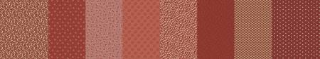 Red Strip-It - 8 Different Fabric Patterns