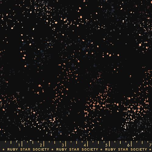 Rückseitenstoff Black metallic - Speckled Wide Back Stoff Ruby Star Society