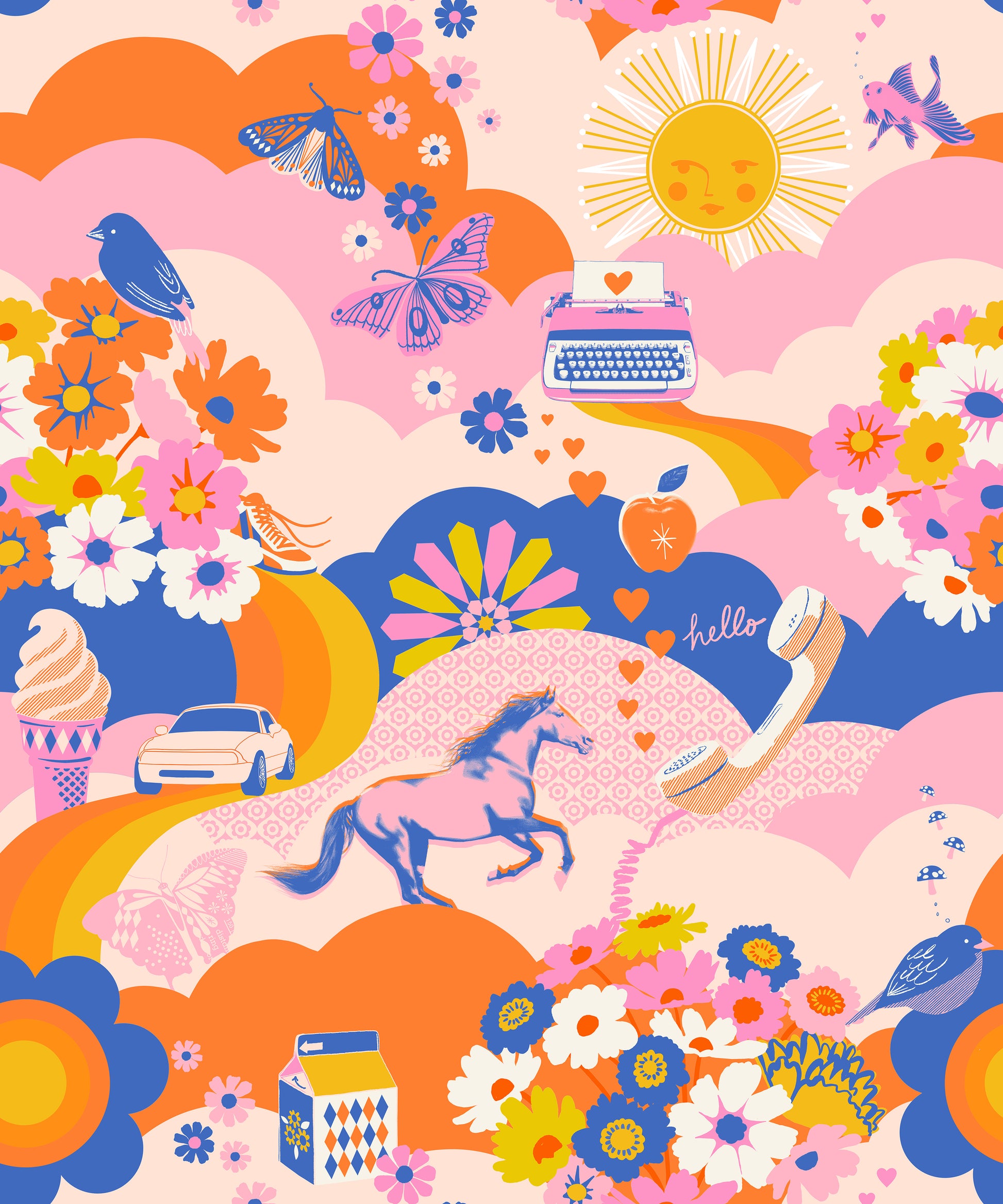 Best Day Ever - Landscape - Posy RS0103 11 Quiltwerkstatt Dresden