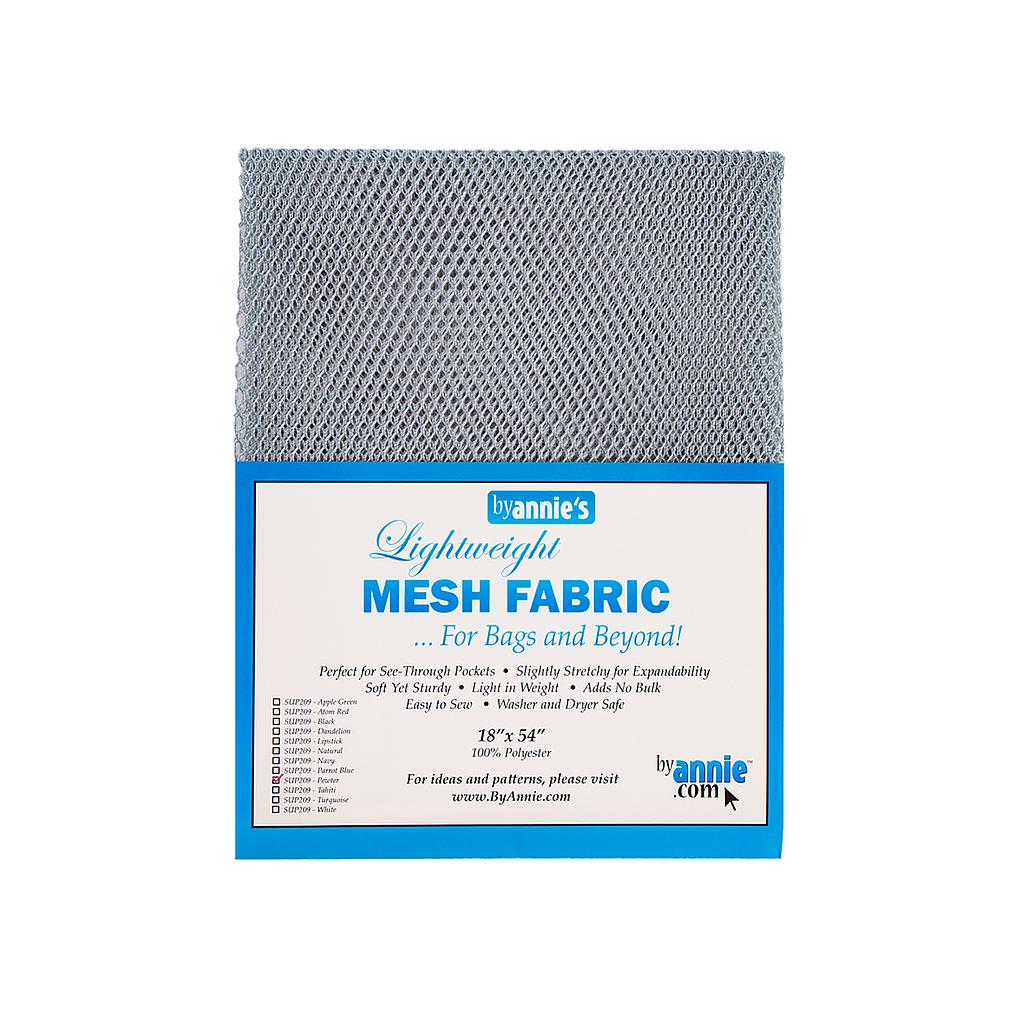Netzstoff by Annie's - Lightweight Mesh Fabric - Pewter - Packung 18" x 54" Gewebe byAnnie