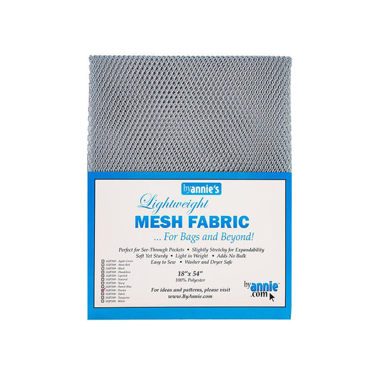 Netzstoff by Annie's - Lightweight Mesh Fabric - Pewter - Packung 18" x 54" Gewebe byAnnie
