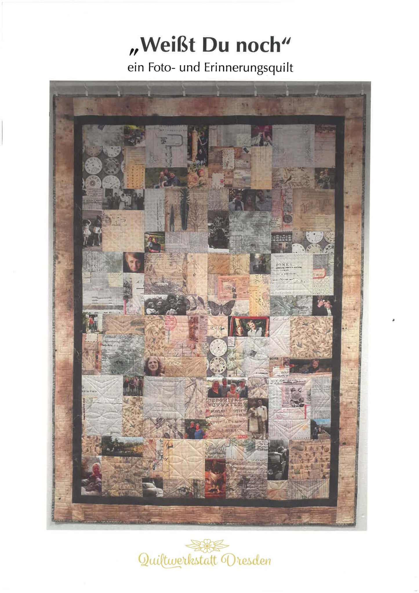 Anleitung für einen Fotoquilt "Weißt du noch" Buch Quiltwerkstatt Dresden