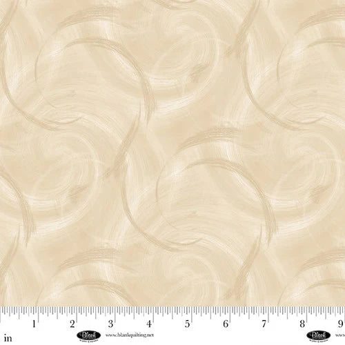 Rückseitenstoff - Spin Flannell - Satin Moon Design - Cream