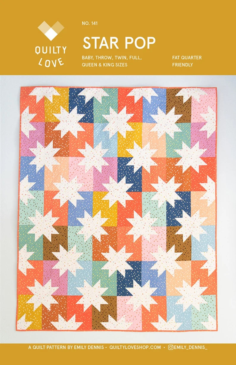 Anleitung "Star Pop Quilt" (englisch) Emily Dennis