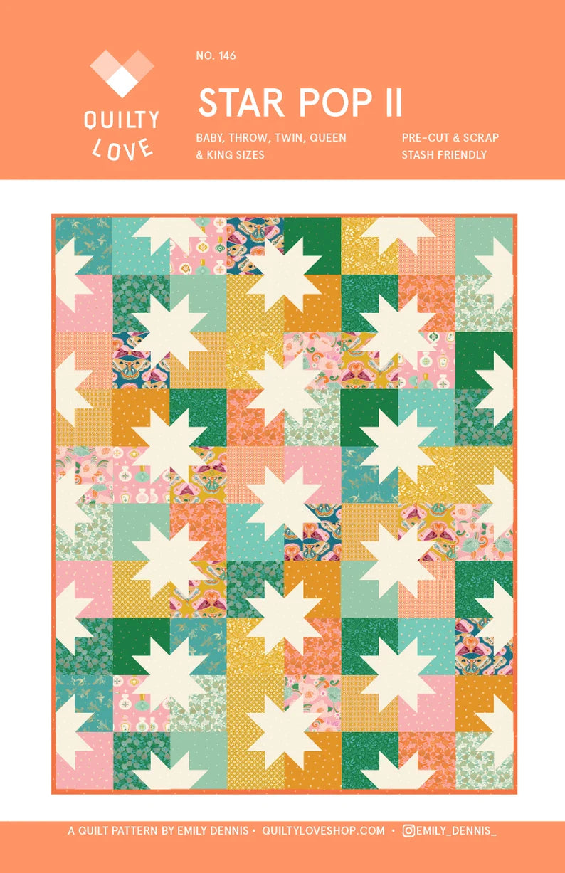 Anleitung "Star Pop II Quilt" (englisch) Emily Dennis