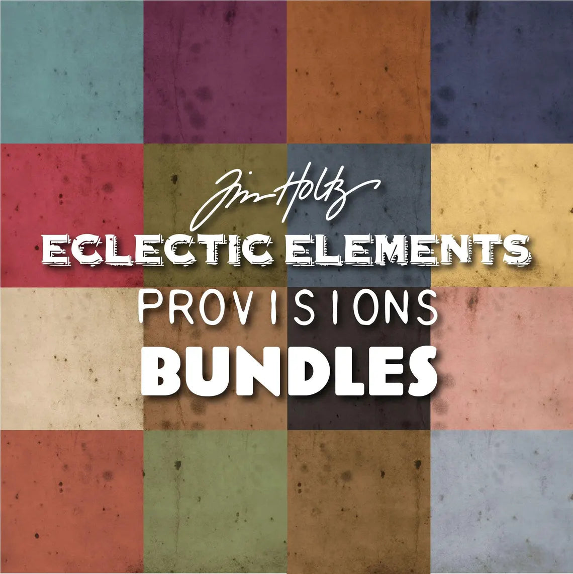 Tim Holtz - 12 Fat-Quarter-Bundle - Provisions Stoff Free Spirit
