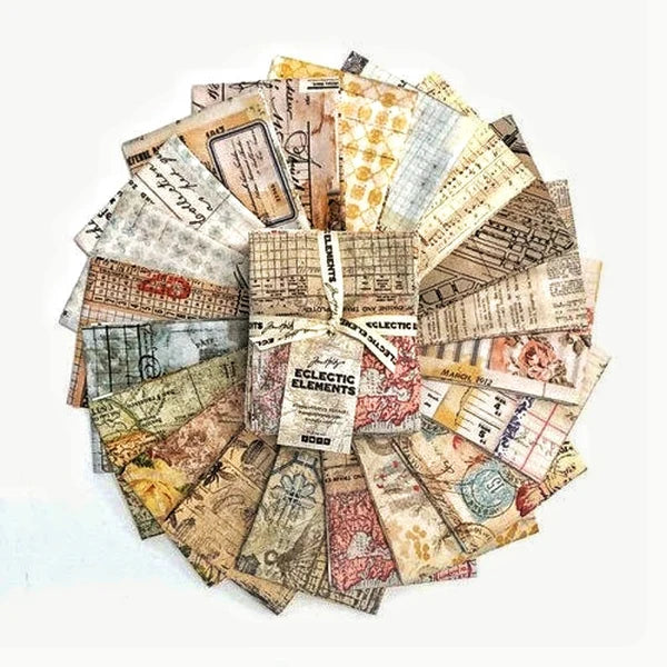 Tim Holtz - 20 Fat-Quarter-Bundle - Eclectic Elements Stoff Free Spirit