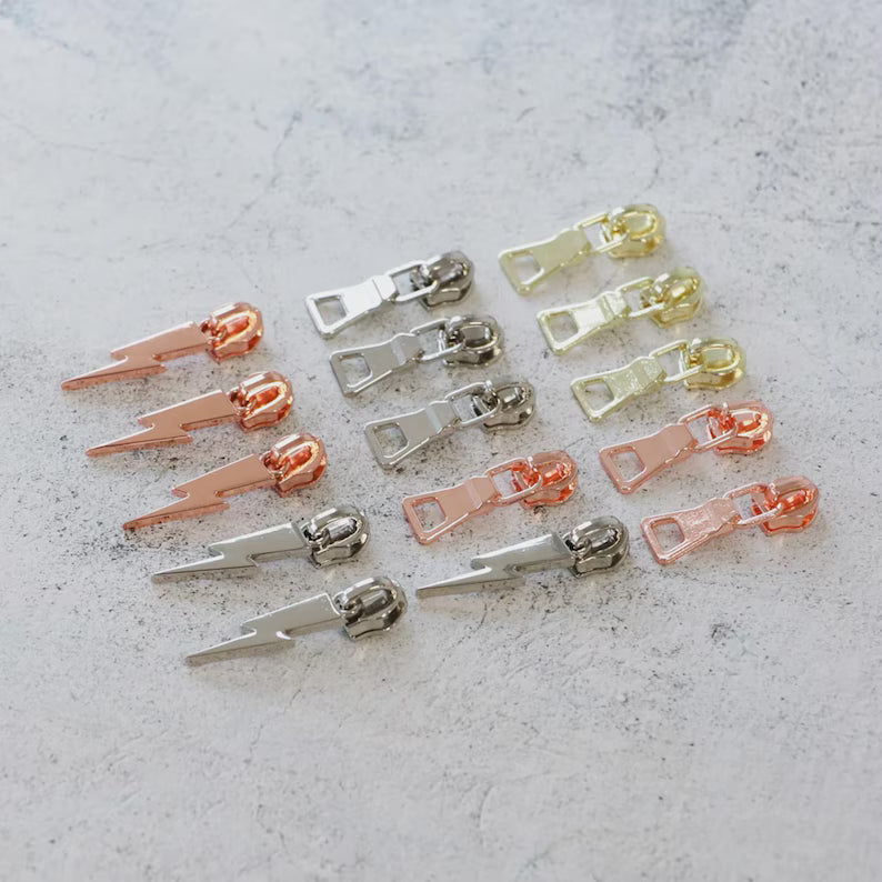 Zipper Bundle - Upbeat Style - 5 x 1 yard + Zipper Sallie Tomato