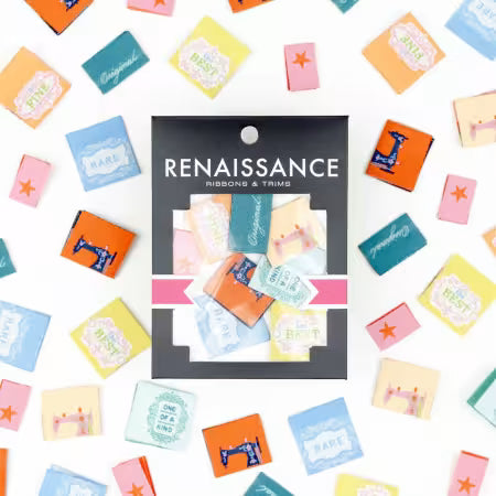 Market Days - Webetiketten - Renaissance Ribbons Woven Labels Pack Renaissance Ribbons