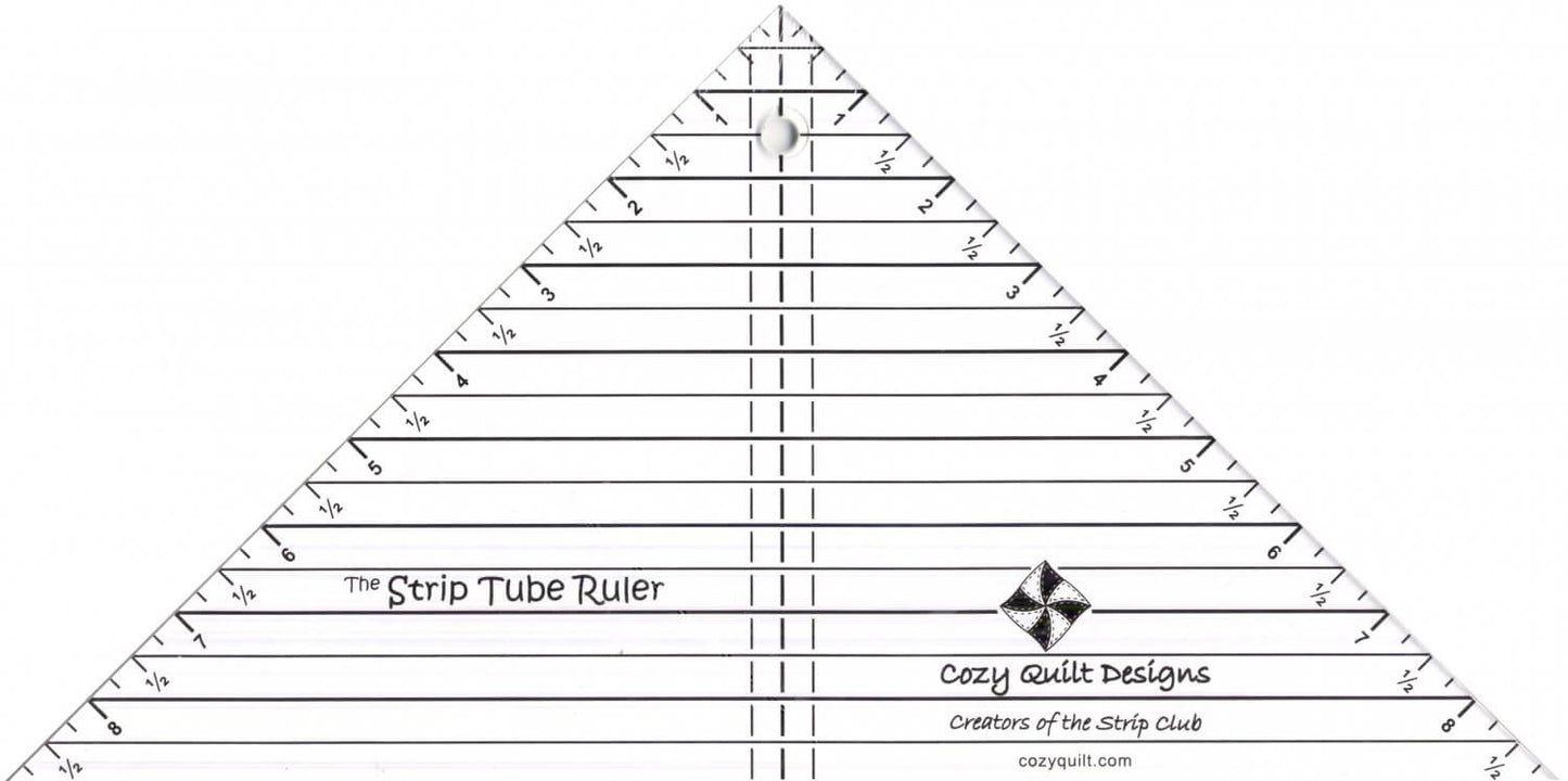 The Strip Tube Ruler - Cozy Quilt Designs Speziallineal / Dreieckslineal